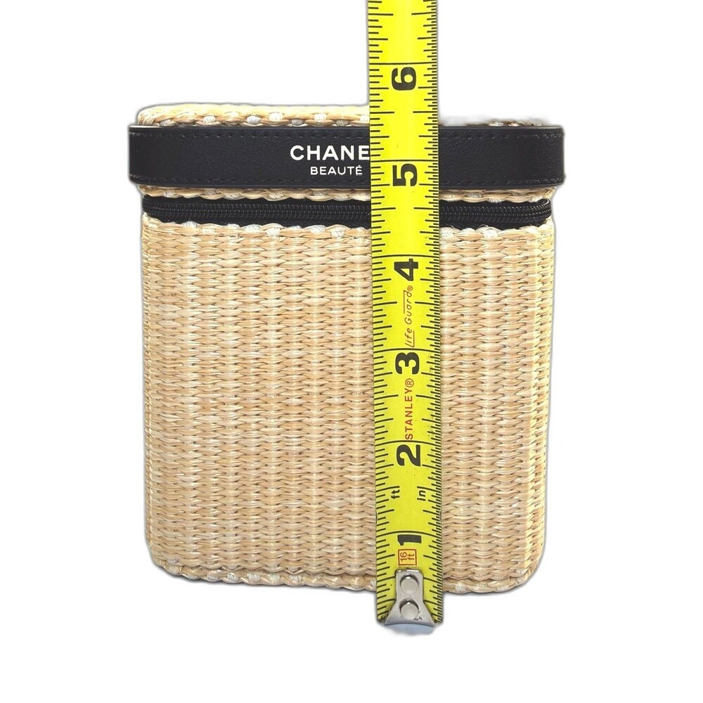 CHANEL Les Beiges Wicker Vanity CASE ONLY Limited Edition Summer Essentials NWB - Picture 6 of 10